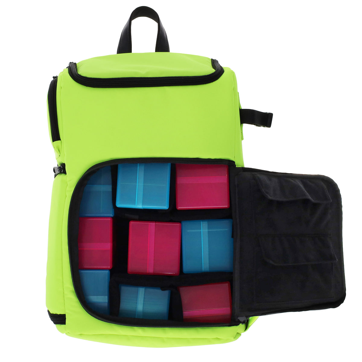 BCW Tcg Backpack - Radioactive Green – front product view