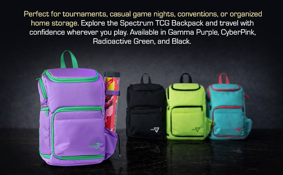 BCW Tcg Backpack - Gamma Purple – front product view