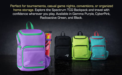 BCW Tcg Backpack - Gamma Purple – front product view