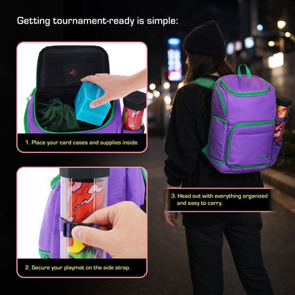 BCW Tcg Backpack - Gamma Purple – dimensions and specifications