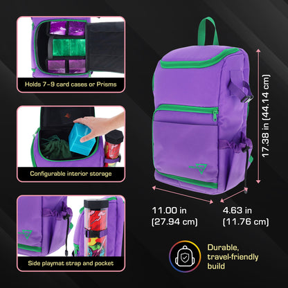 BCW Tcg Backpack - Gamma Purple – dimensions and specifications