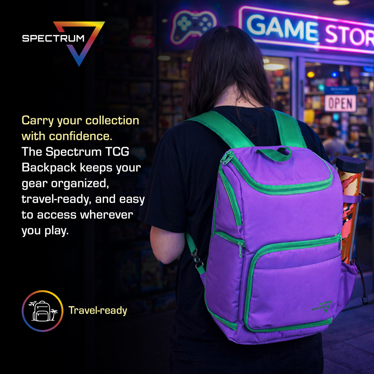BCW Tcg Backpack - Gamma Purple – dimensions and specifications