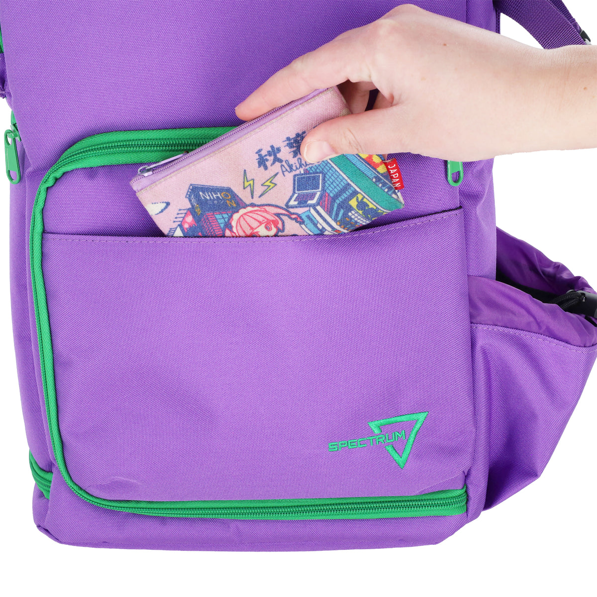 BCW Tcg Backpack - Gamma Purple – front product view