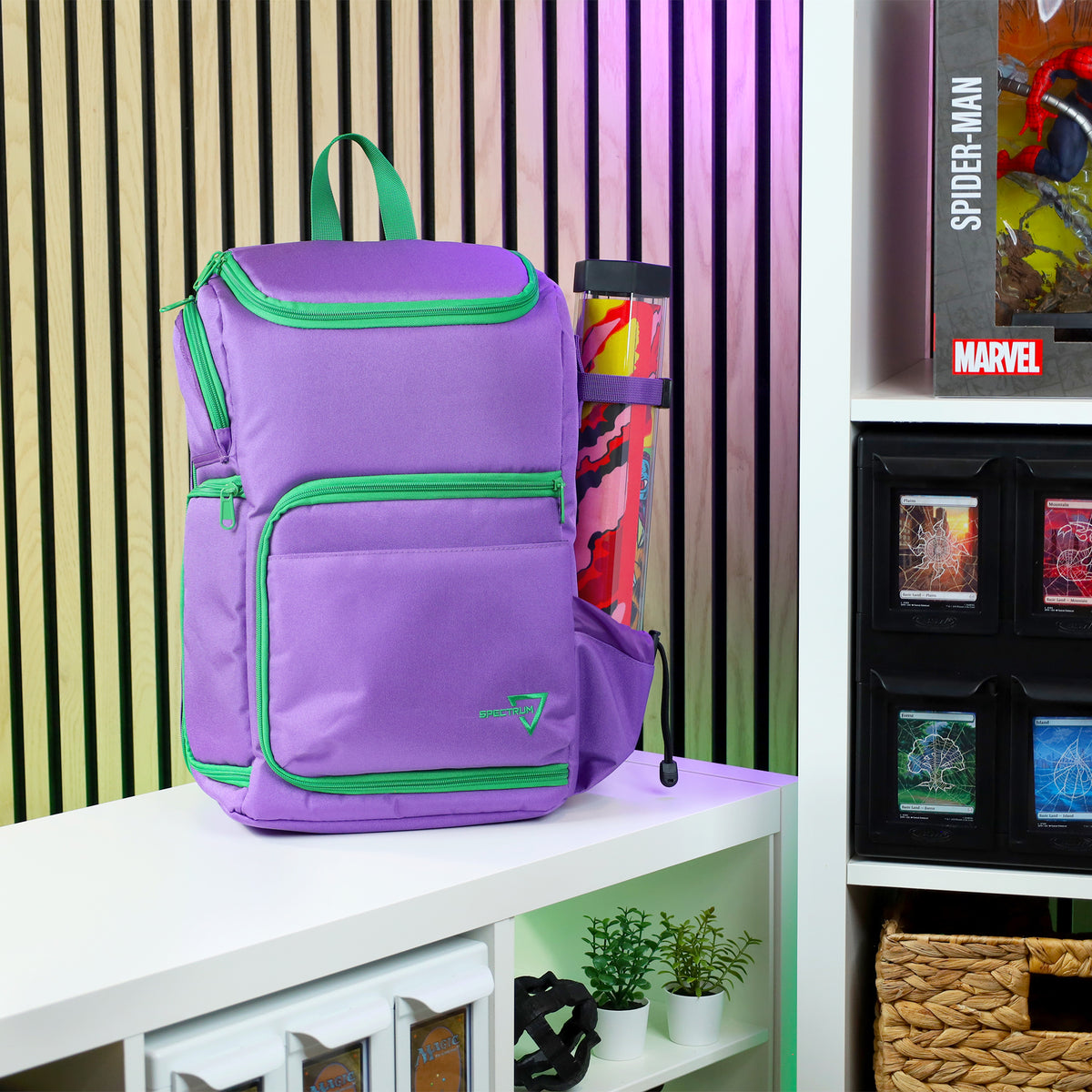 BCW Tcg Backpack - Gamma Purple – front product view