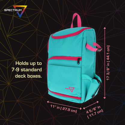 BCW Tcg Backpack - Cyber Pink/Teal – dimensions and specifications