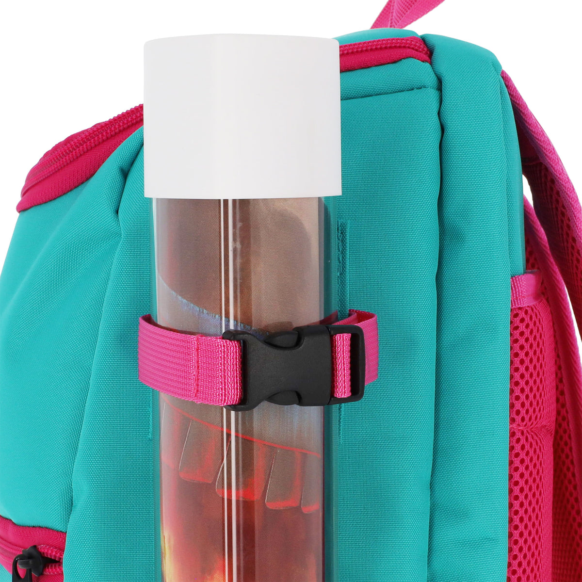 BCW Tcg Backpack - Cyber Pink/Teal – front product view
