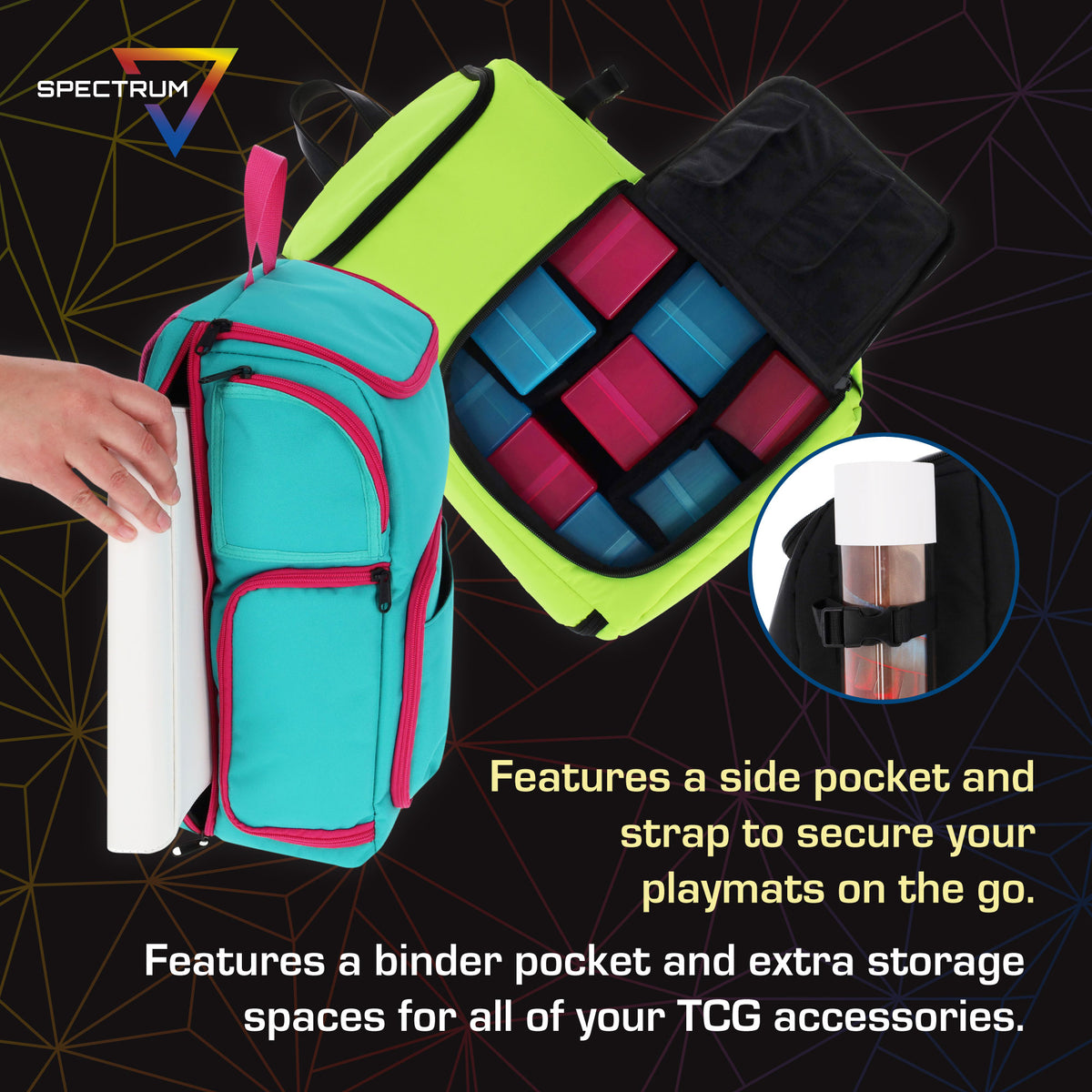 BCW Tcg Backpack - Black – dimensions and specifications