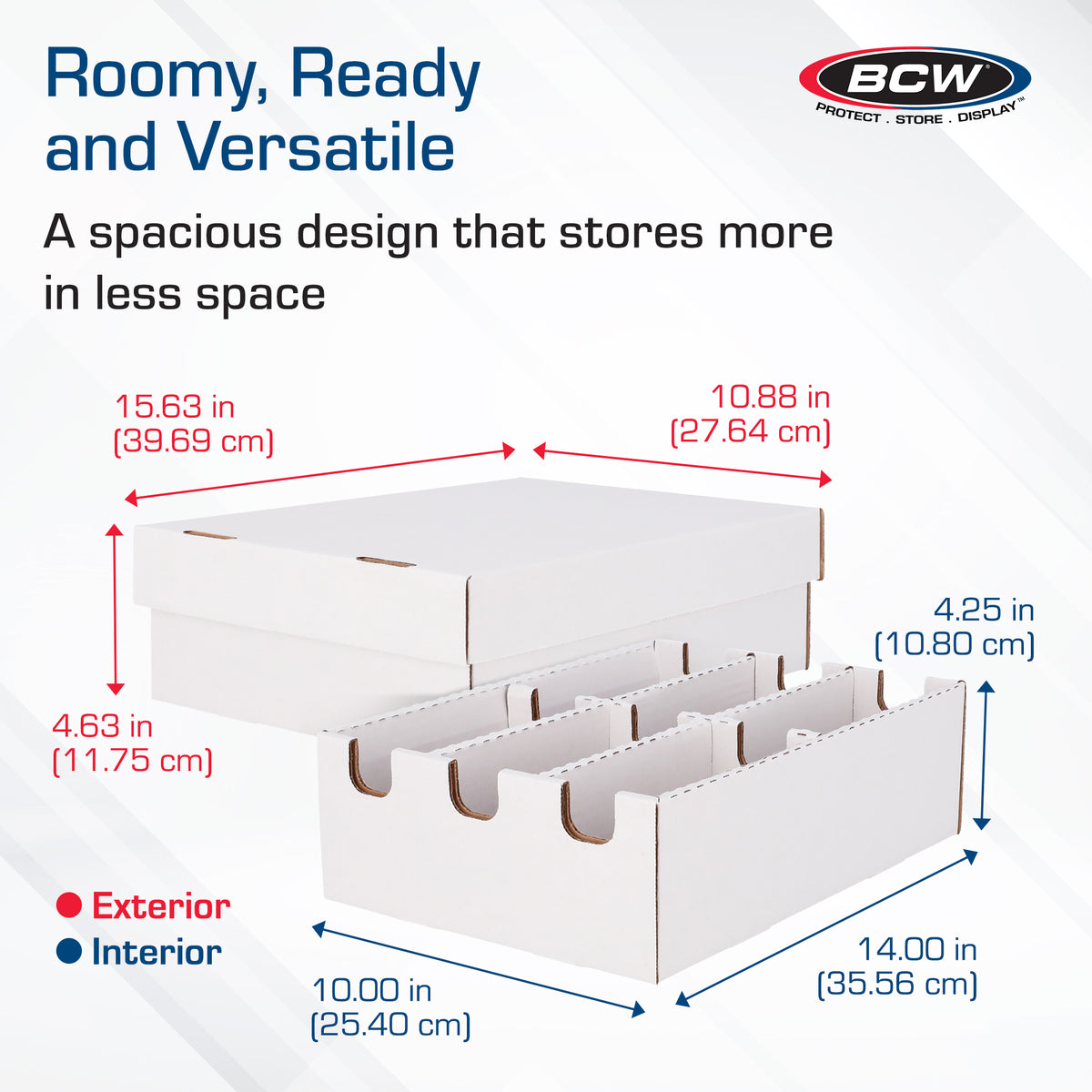 BCW product image — SKU 1-BX-CG6-3X2 — 1-BX-CG6-3X2_Info 2.jpg