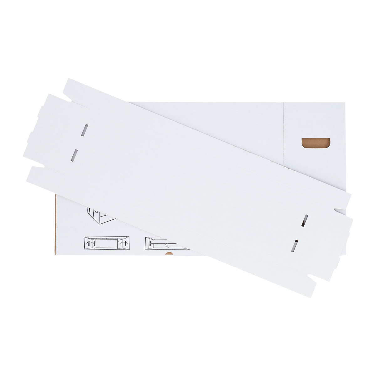 BCW product image — SKU 1-BX-LONG — 1-BX-LONG_unfolded.jpg