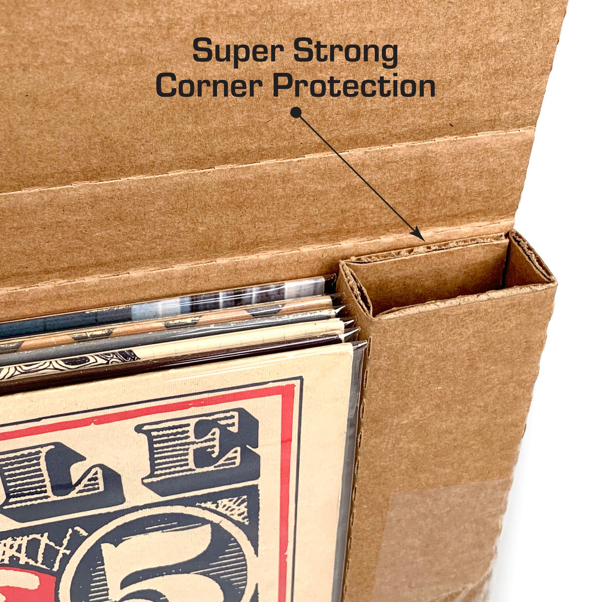 BCW Deluxe 12-Inch Record Mailer (Price Per Bundle) – front product view