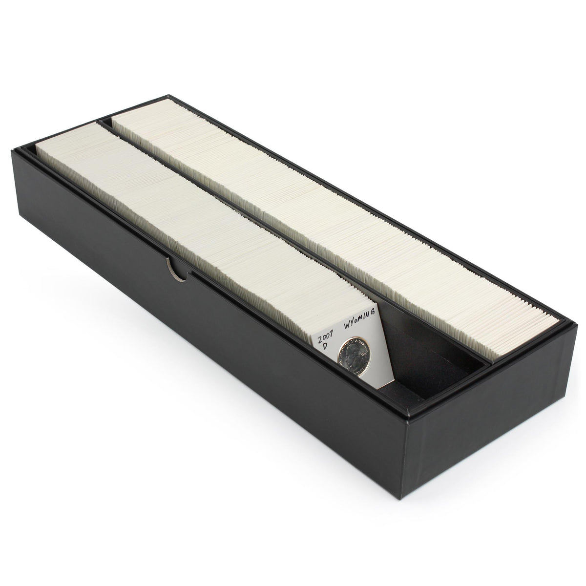 BCW Double Row 2 x 2 Coin Box – front product view