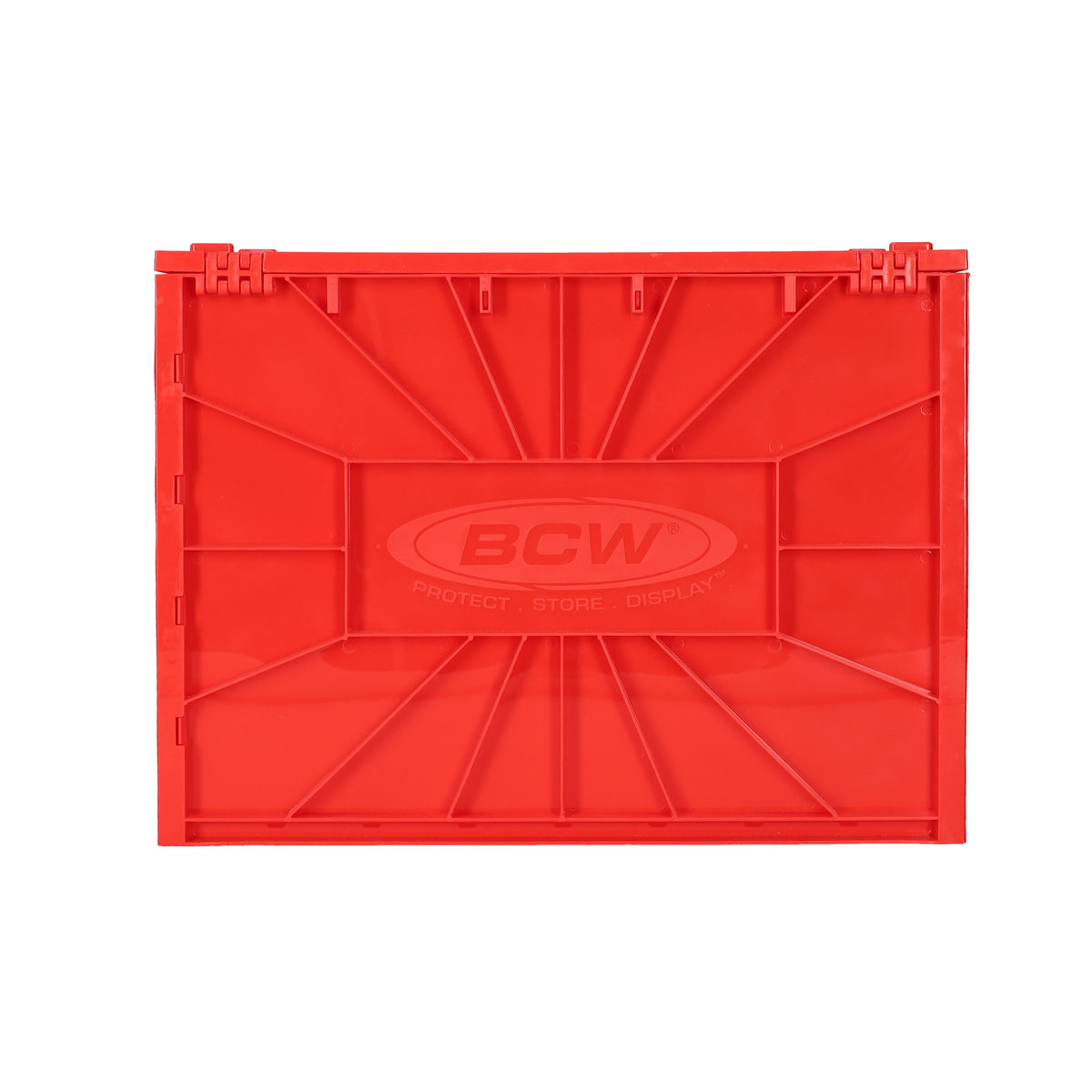 BCW Short Comic Book Bin - Red – front product view