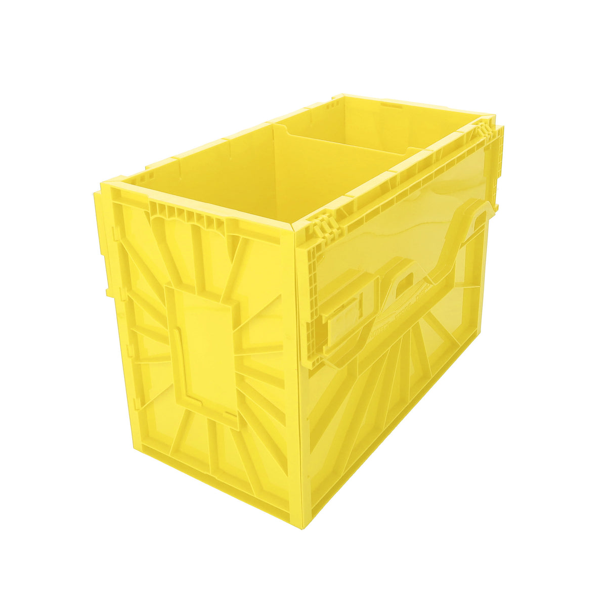 BCW Short Comic Book Bin - Yellow – open view