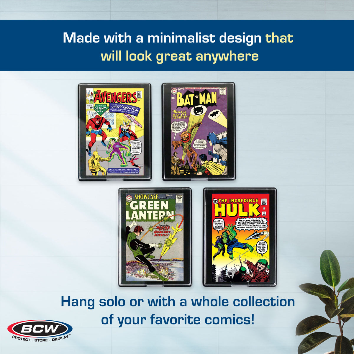BCW Comic Book Showcase - Silver - UV – dimensions and specifications