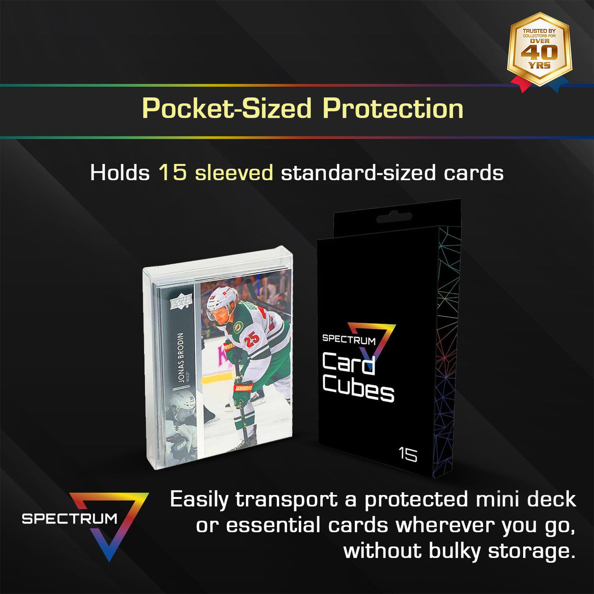 BCW Card Cube - 15CT – dimensions and specifications