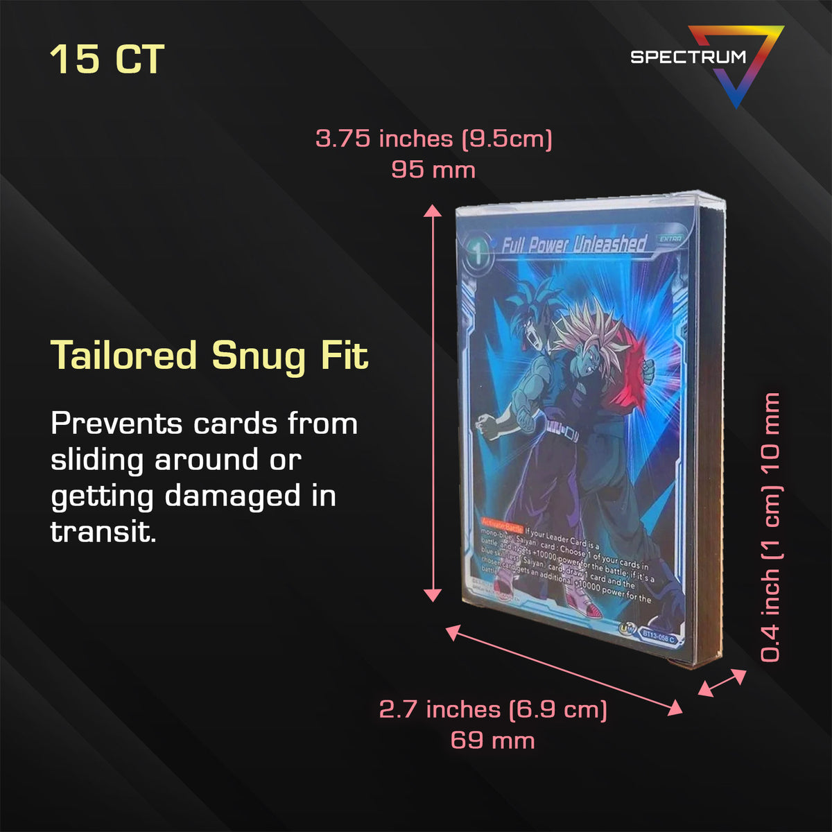 BCW Card Cube - 15CT – dimensions and specifications