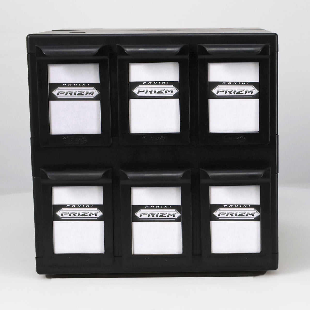 BCW 6 Drawer Card Catalog - Black – front product view
