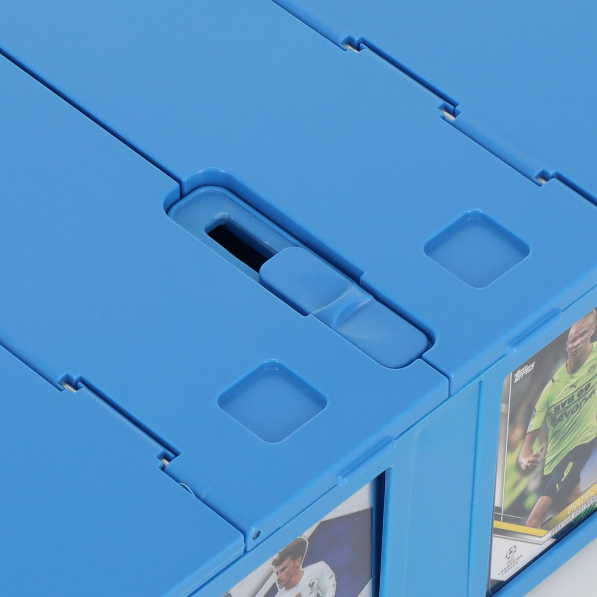 BCW Collectible Card Bin - 3200 - Blue – front product view