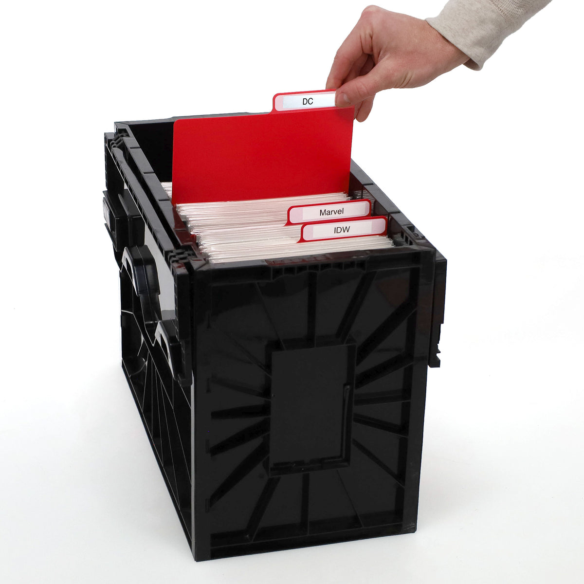 BCW Comic Book Dividers – in-use view