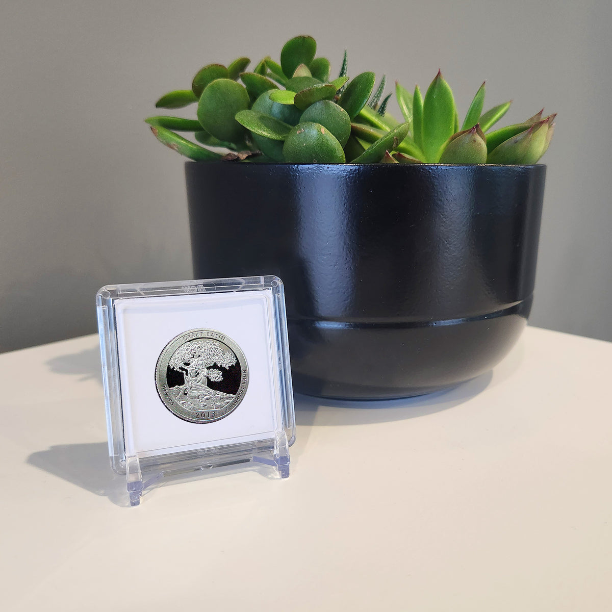 BCW product image — SKU 1-CS-QTR — 1-CS-QTR_5_stand.jpg