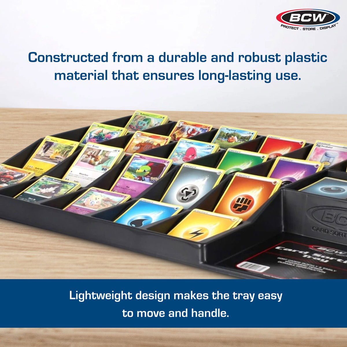 BCW Card Sorting Tray – 24-Cell Organiser – dimensions and specifications