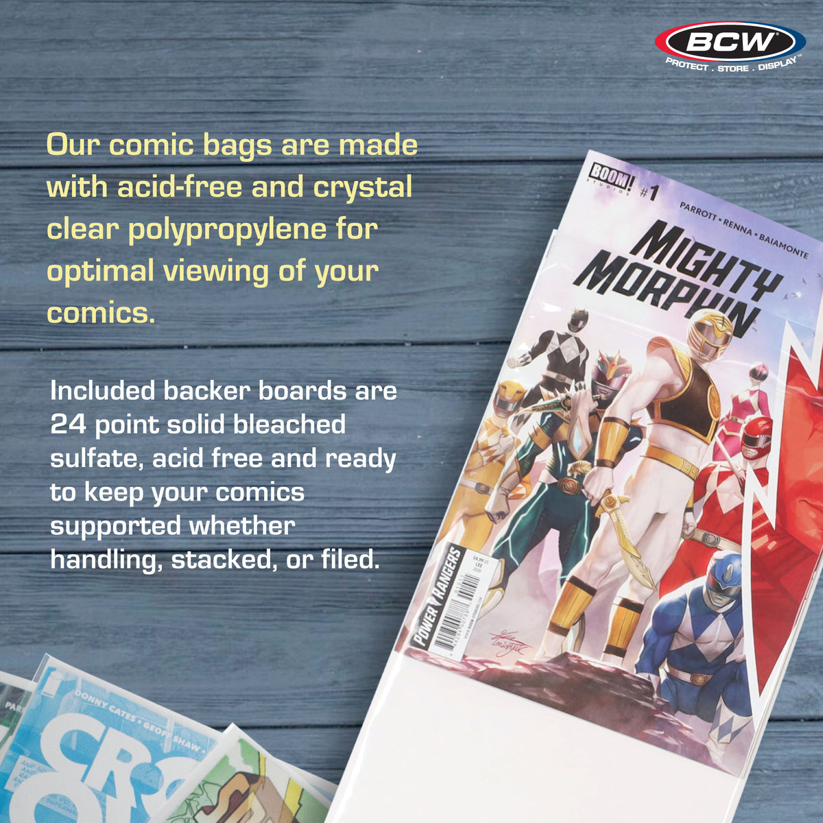 BCW Premade Resealable Current Comic Bag and Board – dimensions and specifications