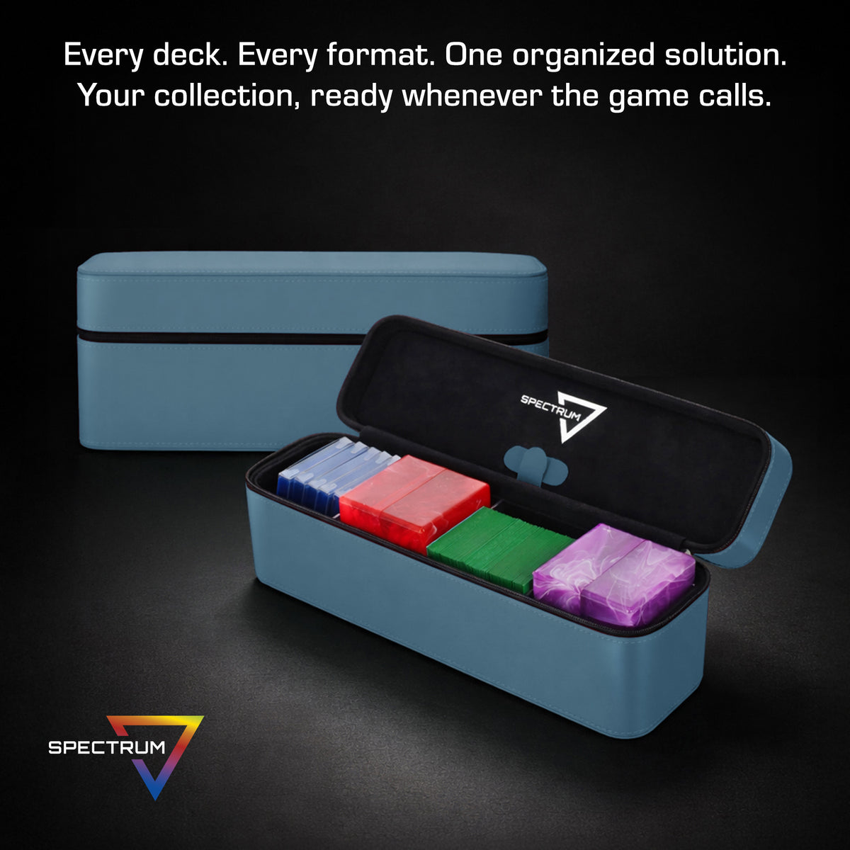 BCW Prism Deck Case - Array - Gray Blue – dimensions and specifications