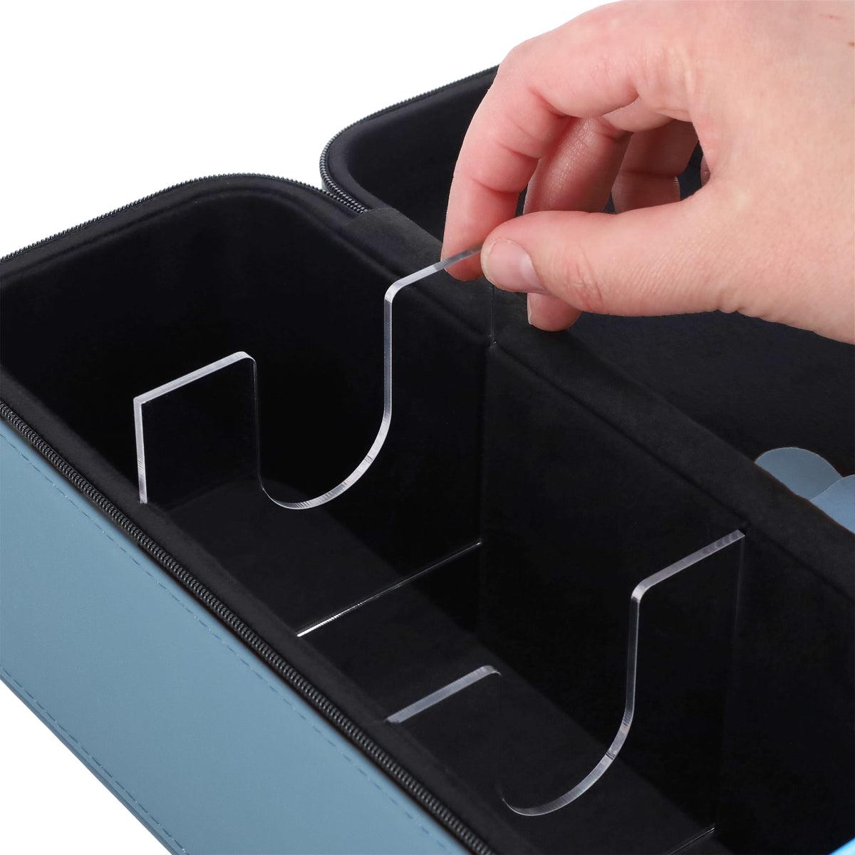 BCW Prism Deck Case - Array - Gray Blue – front product view