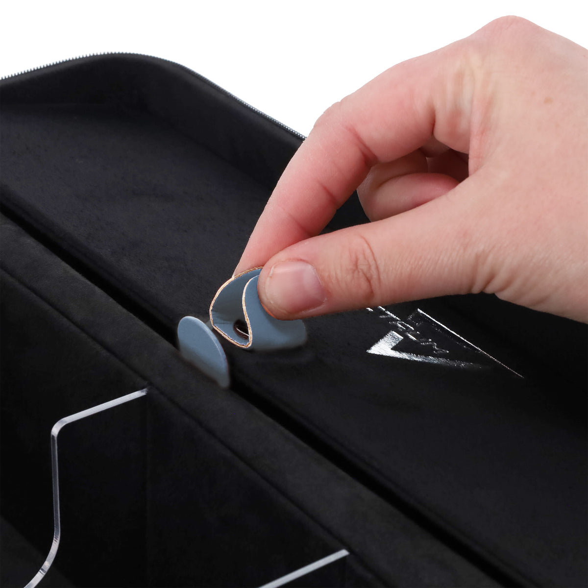 BCW Prism Deck Case - Array - Gray Blue – front product view