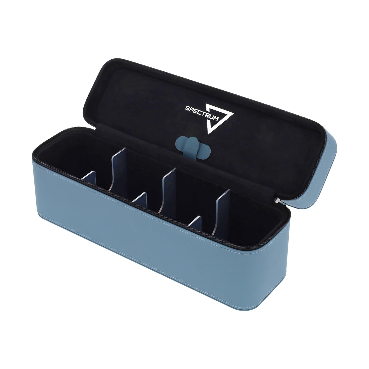 BCW Prism Deck Case - Array - Gray Blue – open view