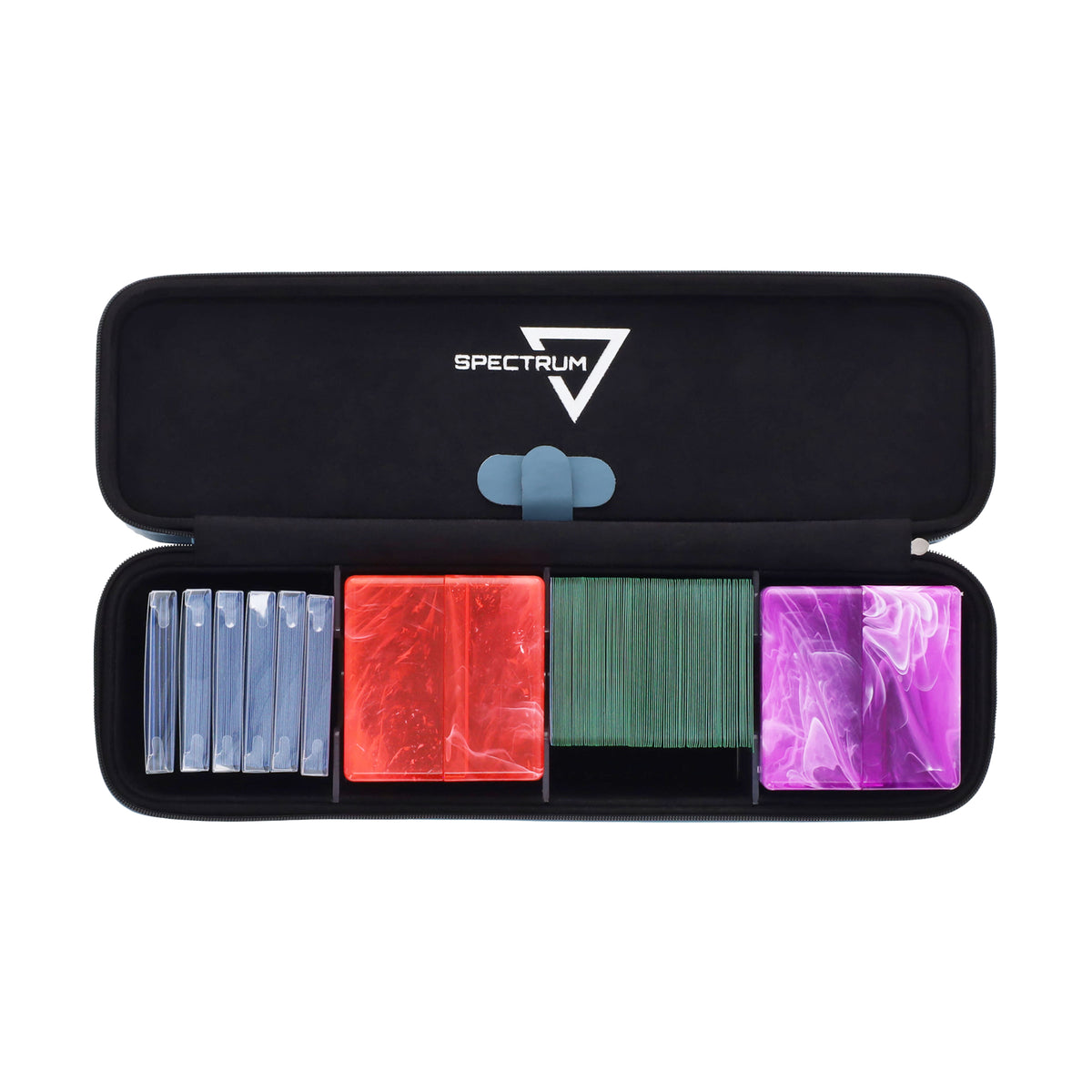 BCW Prism Deck Case - Array - Gray Blue – front product view