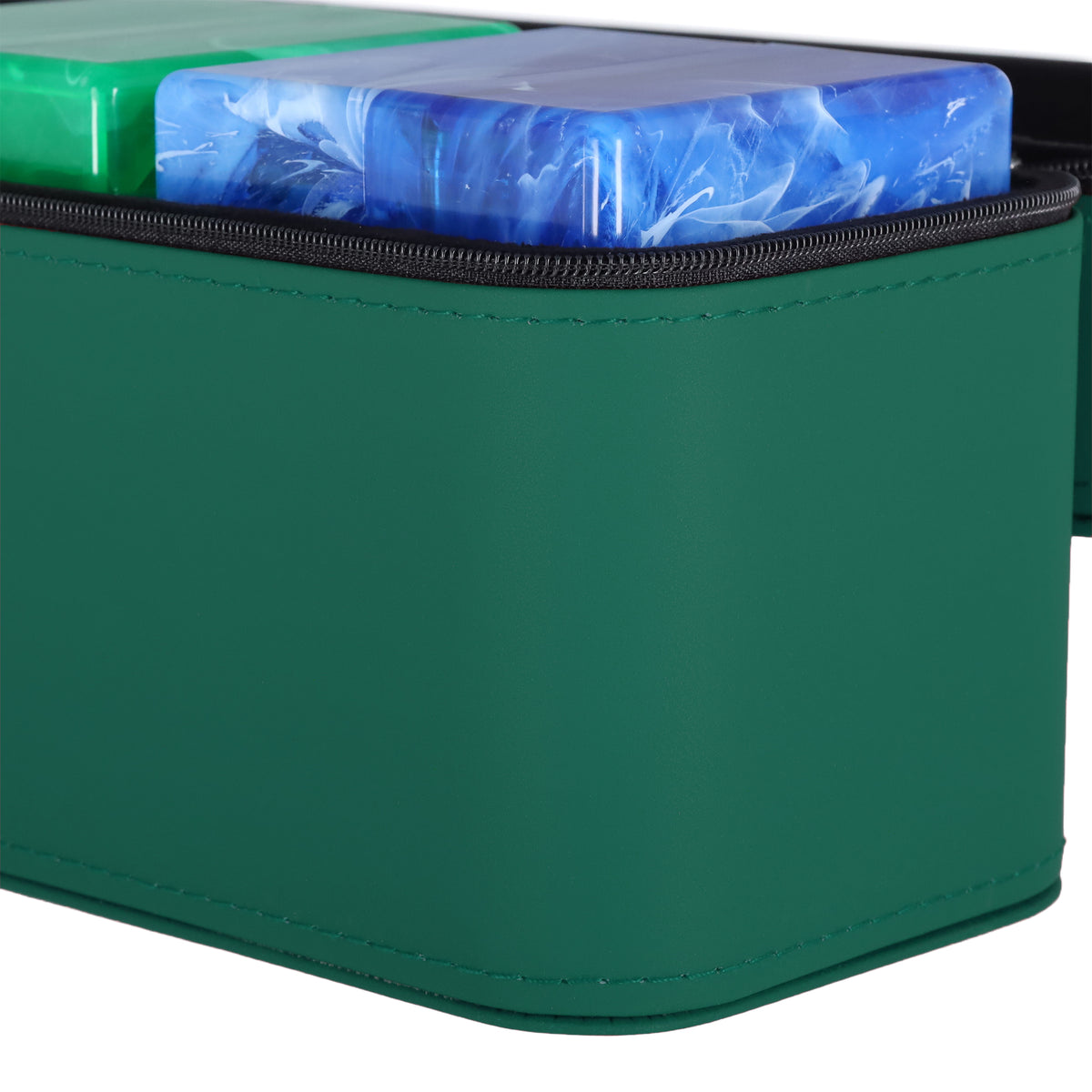 BCW Prism Deck Case - Array - Green – front product view