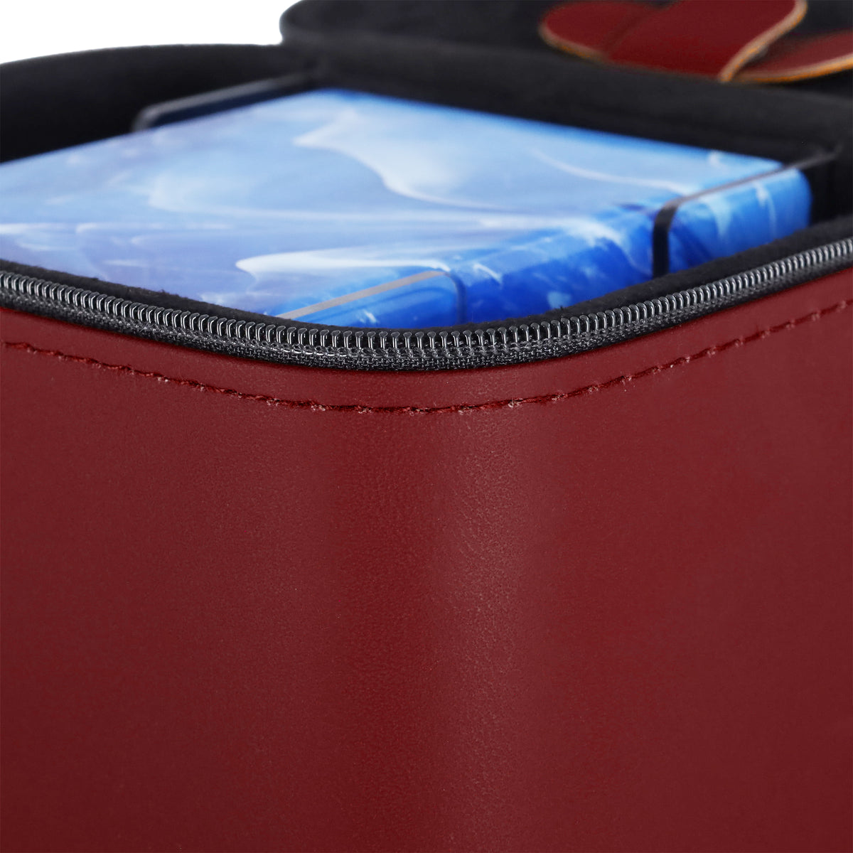 BCW Prism Deck Case - Matrix - Red – front product view