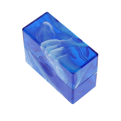 BCW Prism Deck Case - 50 Count - Apatite Blue – front product view