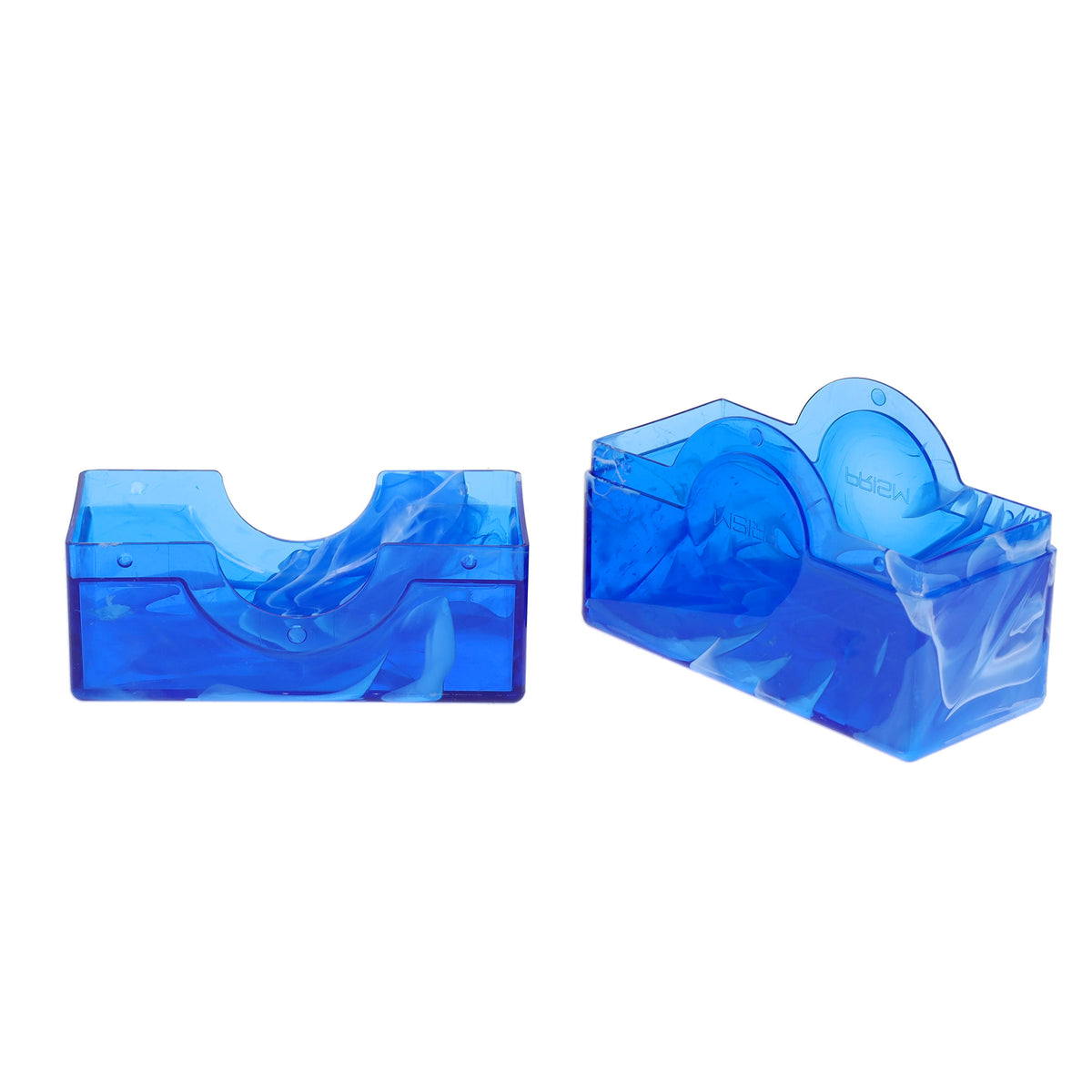 BCW Prism Deck Case - 50 Count - Apatite Blue – open view