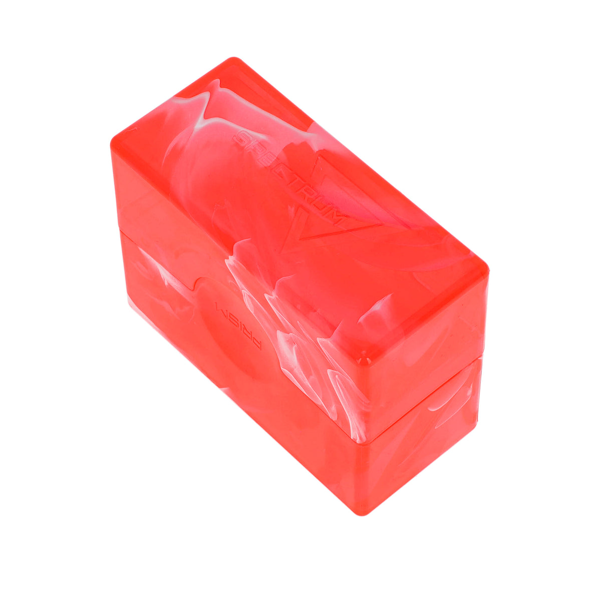 BCW Prism Deck Case - 50 Count - Carnelian Red – front product view