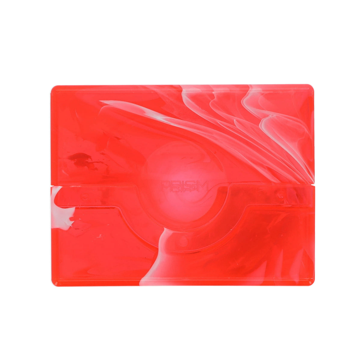 BCW Prism Deck Case - 50 Count - Carnelian Red – front product view