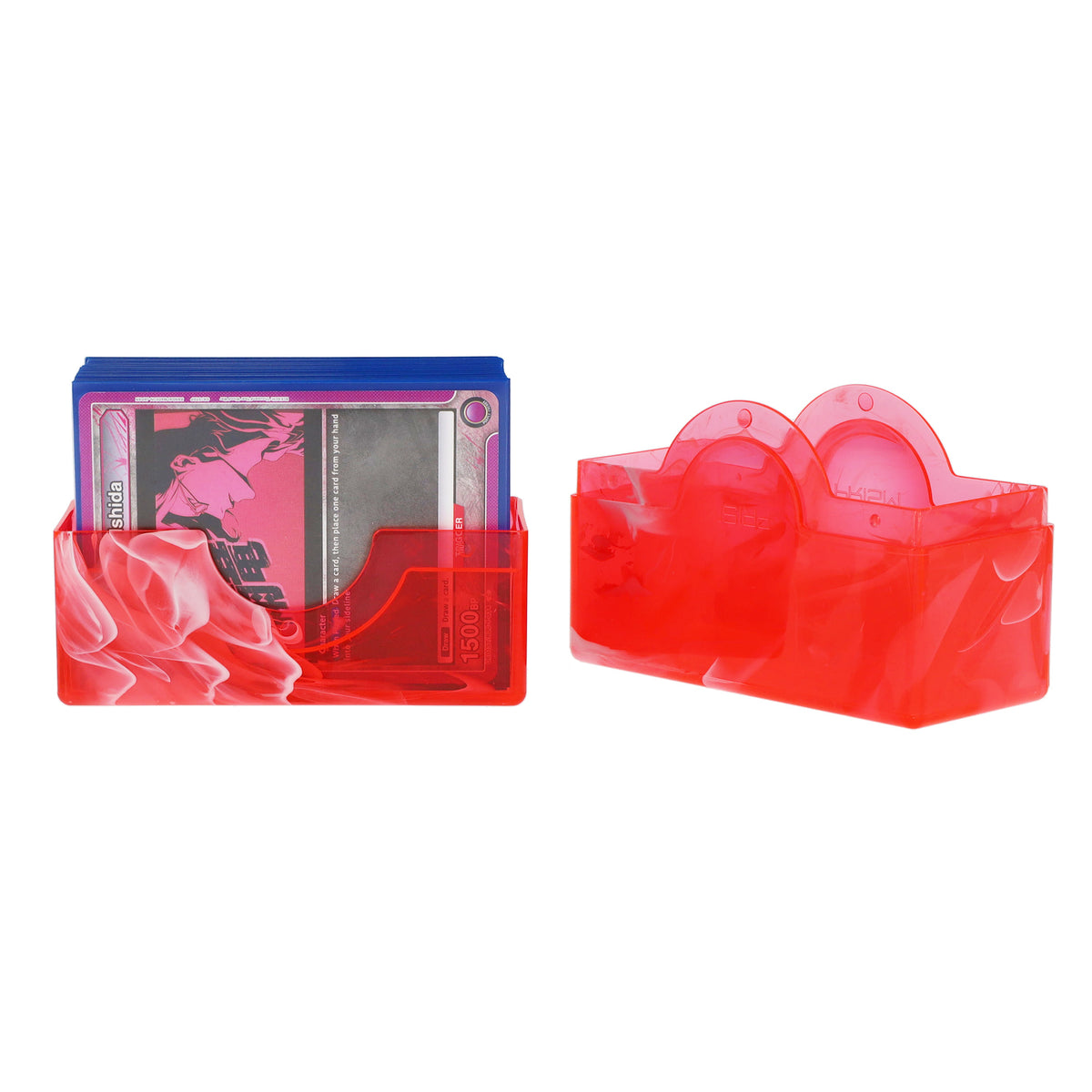 BCW Prism Deck Case - 50 Count - Carnelian Red – front product view