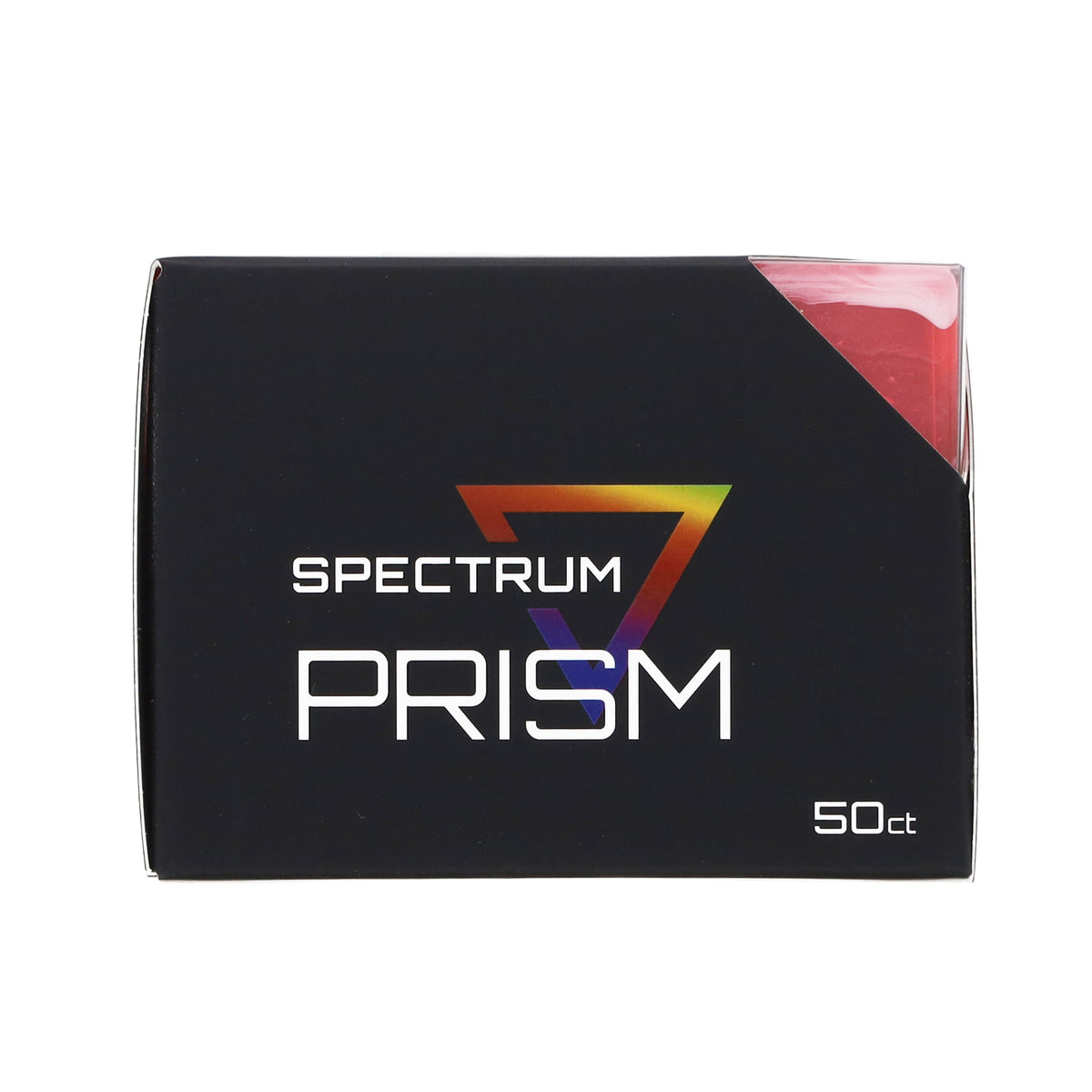 BCW Prism Deck Case - 50 Count - Carnelian Red – front product view