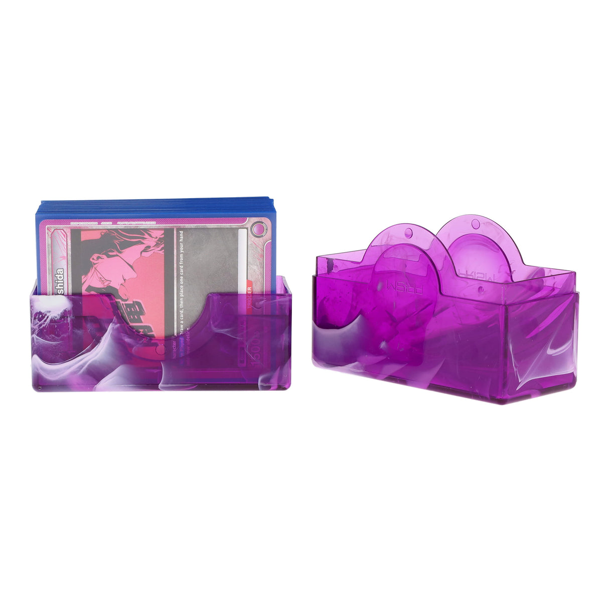 BCW Prism Deck Case - 50 Count - Charoite Purple – front product view
