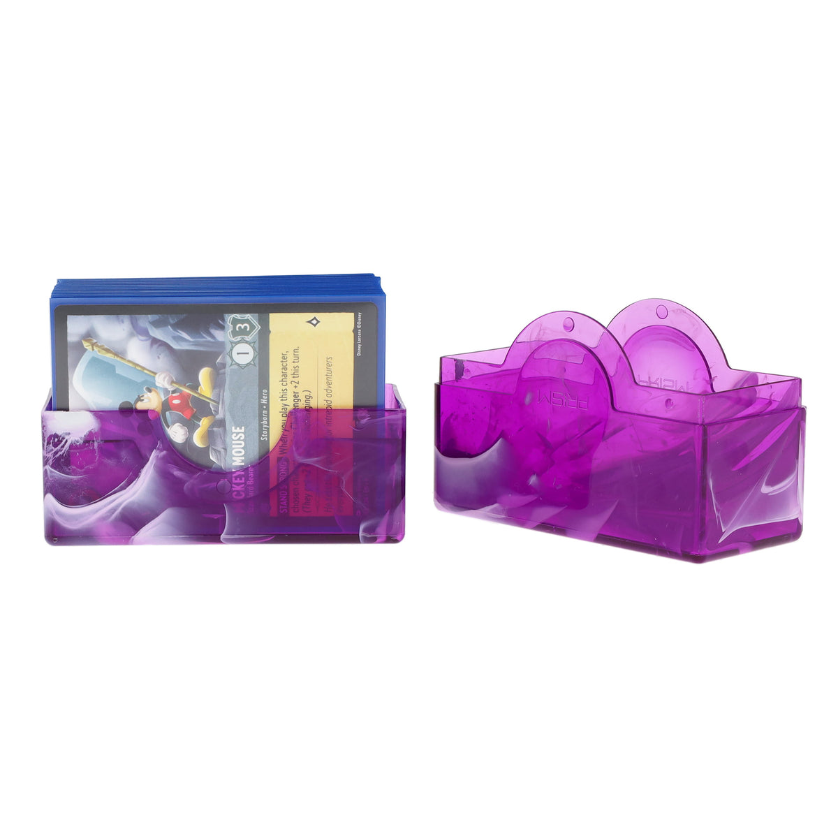 BCW Prism Deck Case - 50 Count - Charoite Purple – front product view