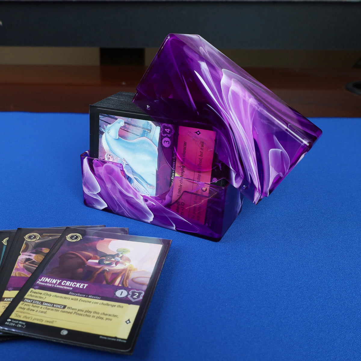 BCW Prism Deck Case - 50 Count - Charoite Purple – front product view