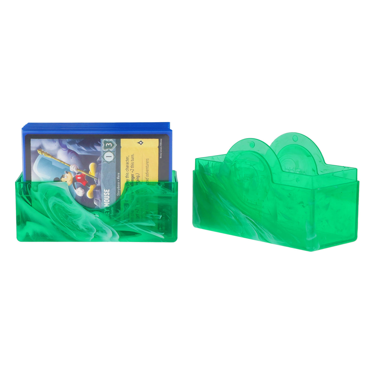 BCW Prism Deck Case - 50 Count - Jade Green – front product view