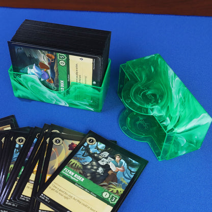 BCW Prism Deck Case - 50 Count - Jade Green – front product view
