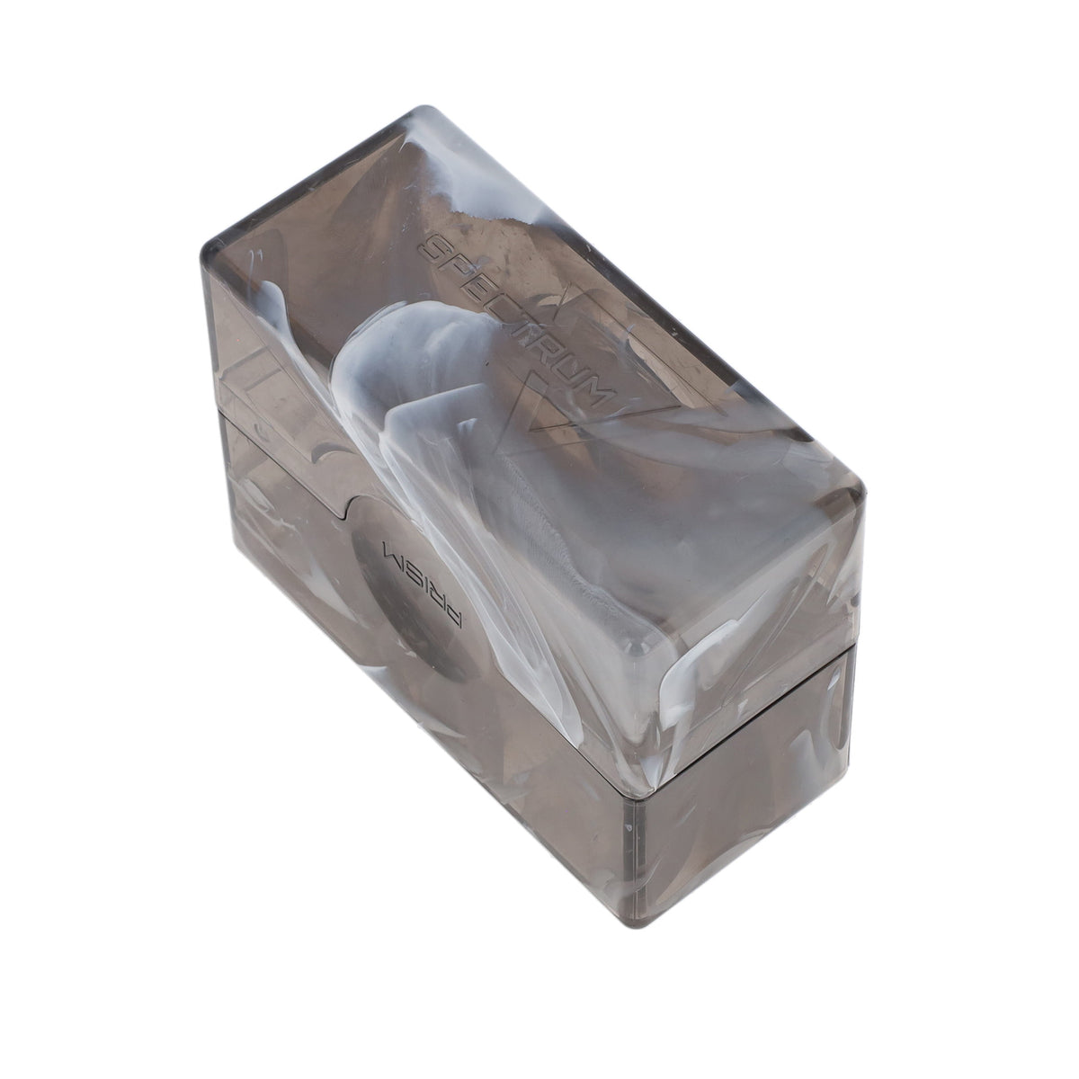 BCW Prism Deck Case - 50 Count - Marble Black – front product view