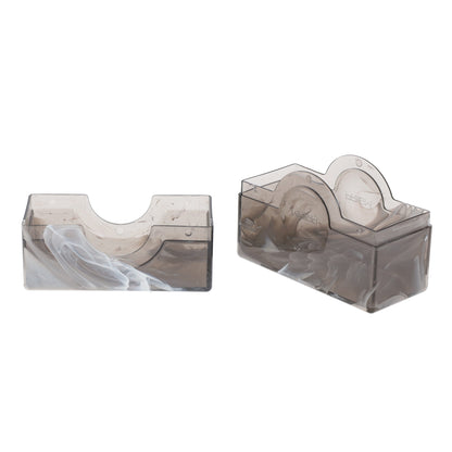 BCW Prism Deck Case - 50 Count - Marble Black – open view