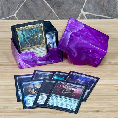 BCW Prism Deck Case - Charoite Purple – front product view