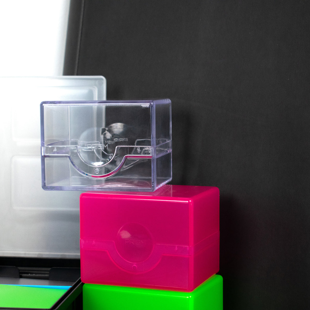 BCW Prism Deck Case - Polished - Translucent – front product view