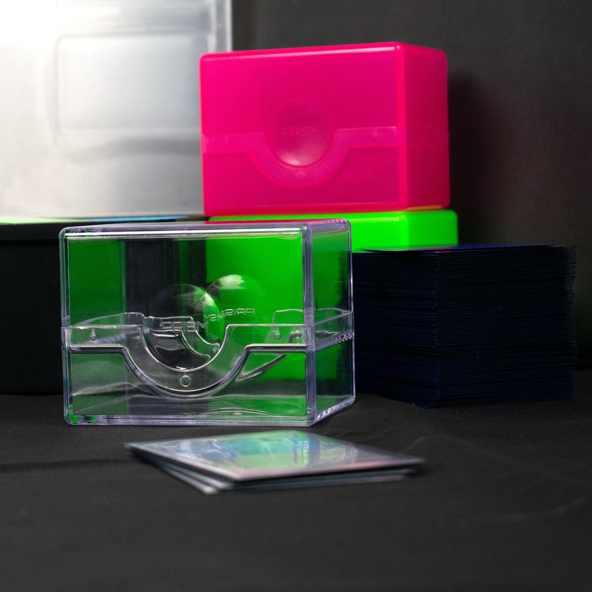 BCW Prism Deck Case - Polished - Translucent – front product view