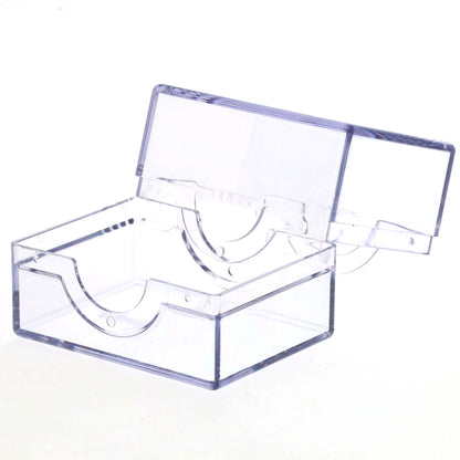 BCW Prism Deck Case - Polished - Translucent – angled view
